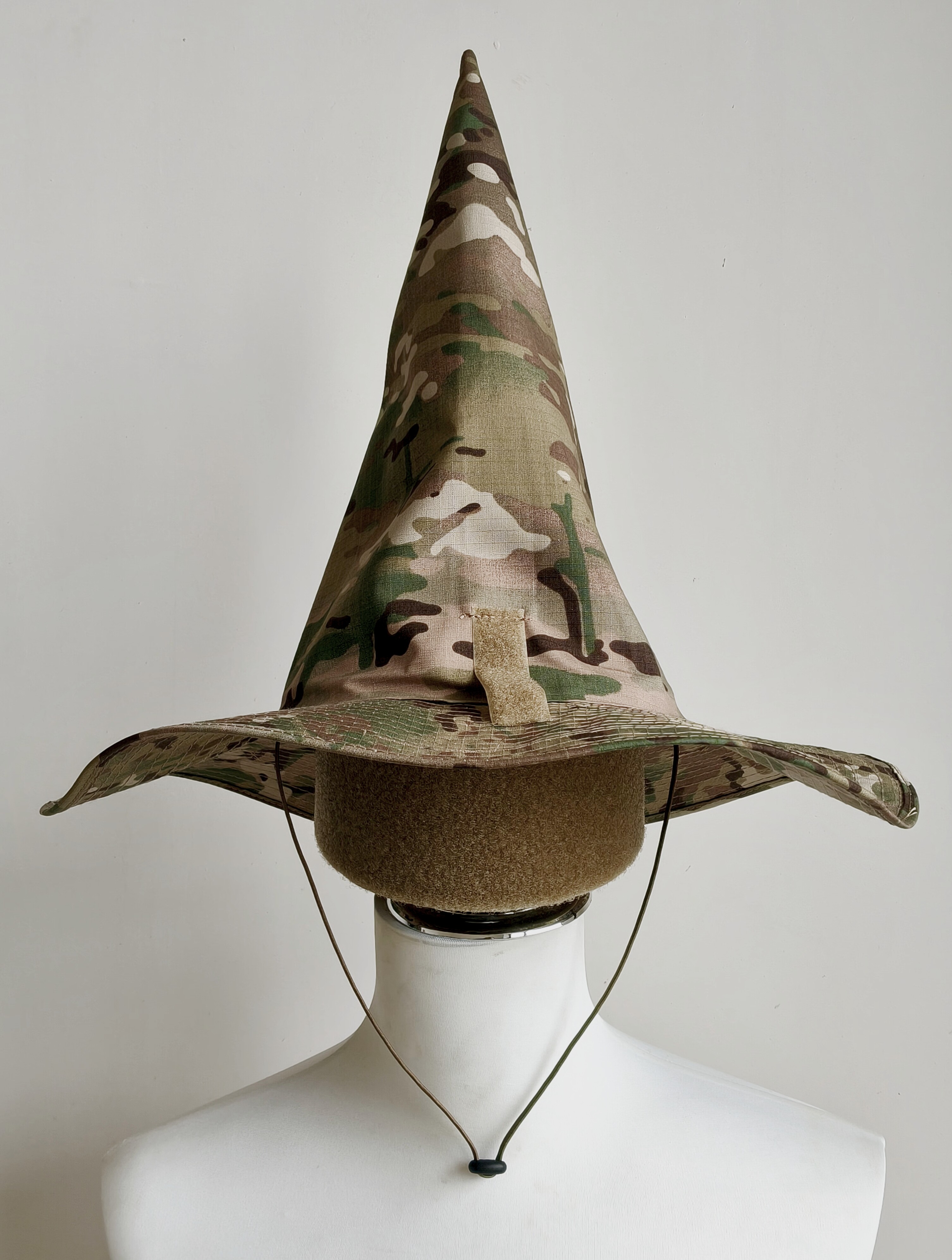 thumbnail for [Hardcore Defense] Tactical Hat Camouflage Magic Hat Training Seagull Tactical Big Brim Shading Cos Magic Hat