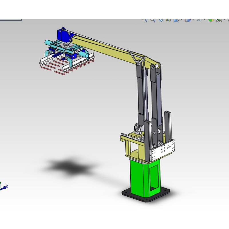 。码垛机器人机械手3D图纸 k638非标自动化设备3D图纸3D