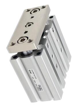 三轴三杆气缸MGPA12/MGPA16-10-20-25-30-40Z带导杆