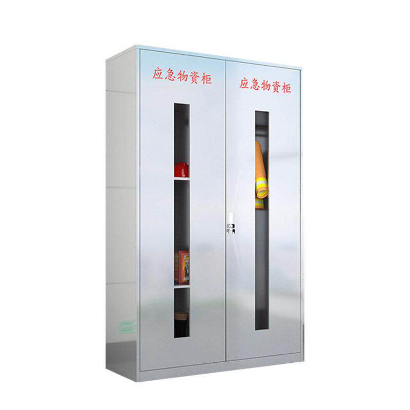 不锈钢应急物资柜全套微型消防站建筑工地消防器玻璃展示柜消防柜