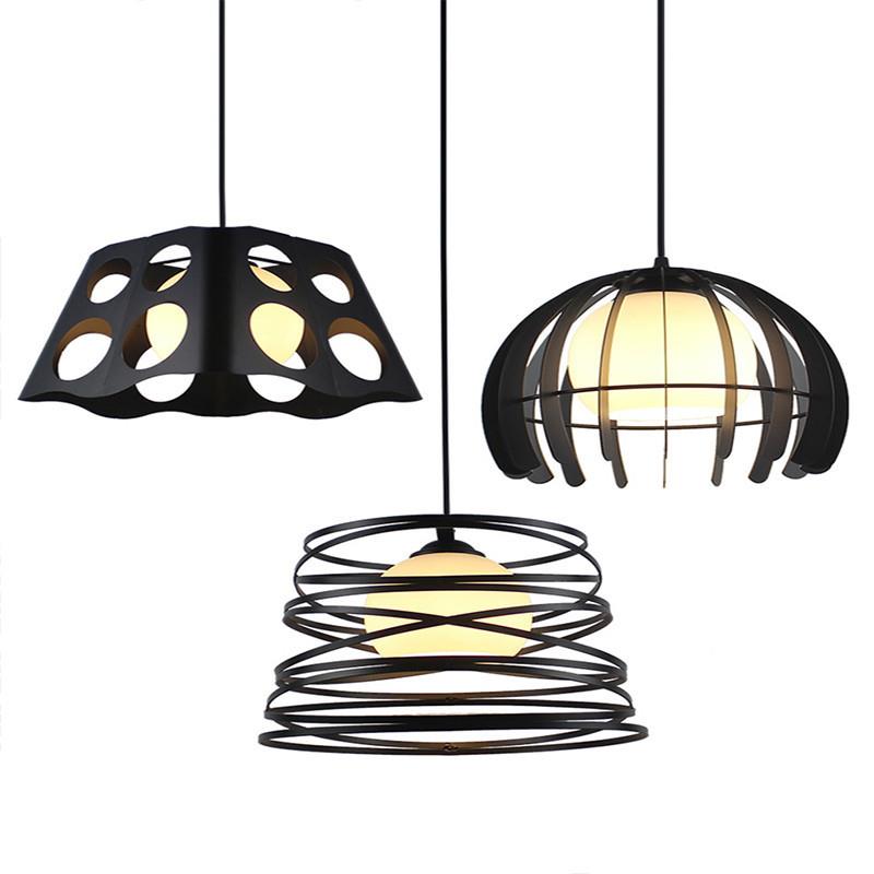 北头欧现灯代简约吧酒台灯具餐厅吊三过道工业风个性铁艺创意灯饰