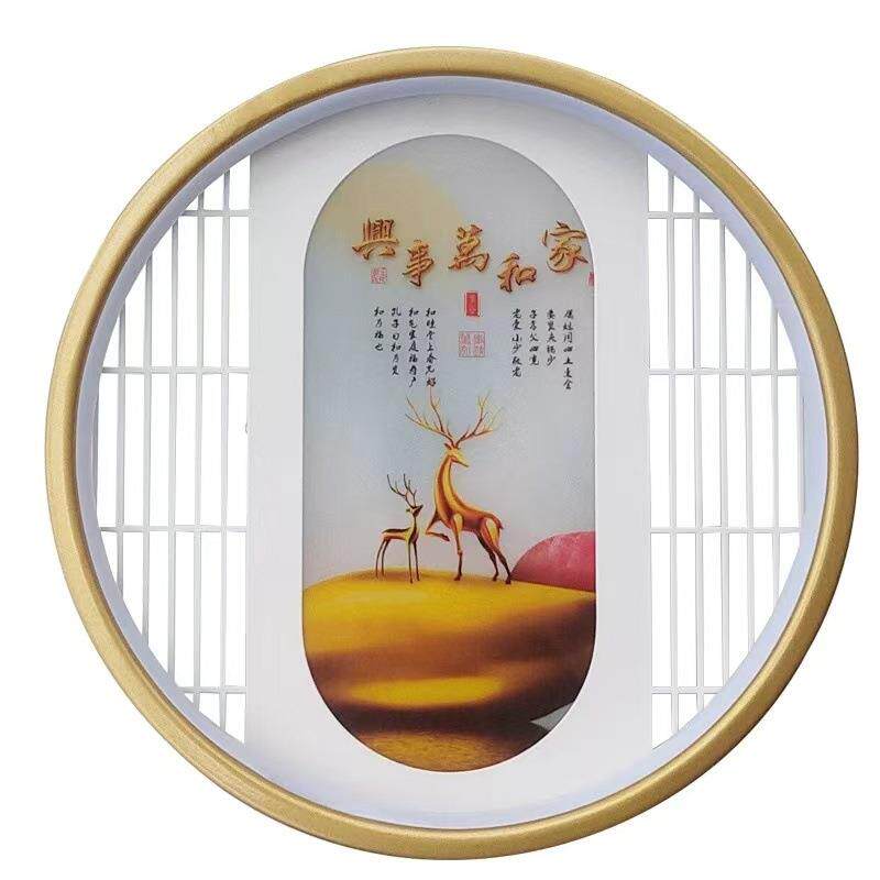 中山灯具壁灯新中式客厅背景墙灯走廊过道楼梯间装饰画灯卧室床头