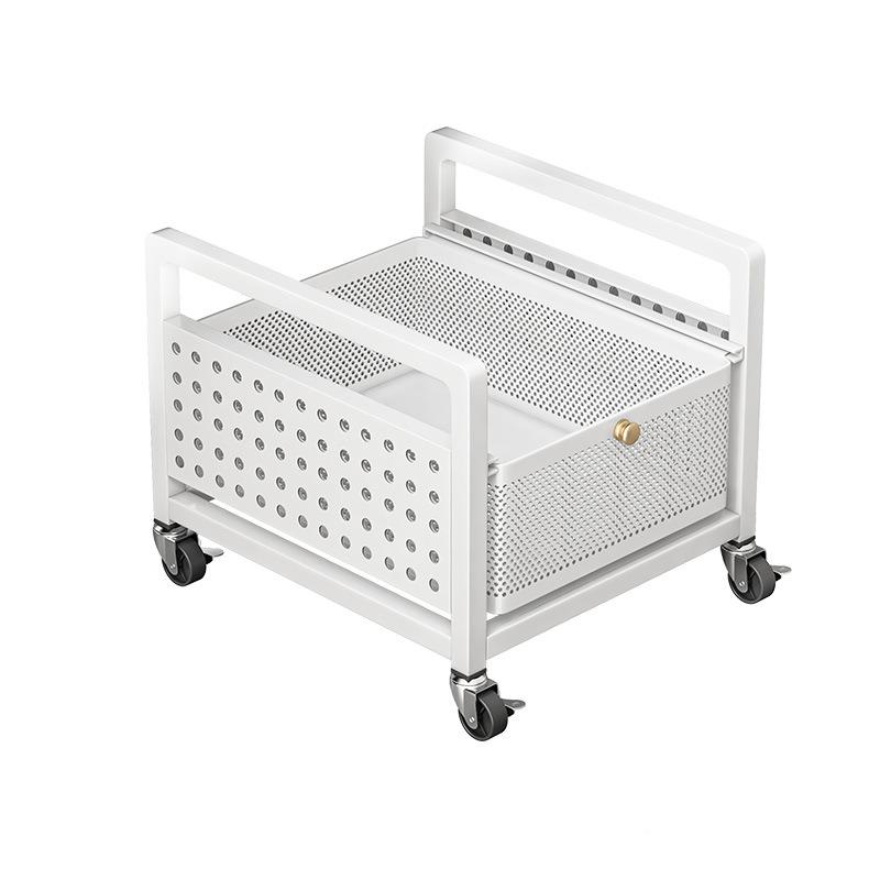 浴室下脏衣可移动带丰拓书报篮轮置物架小车推简约风卫生间多层杂