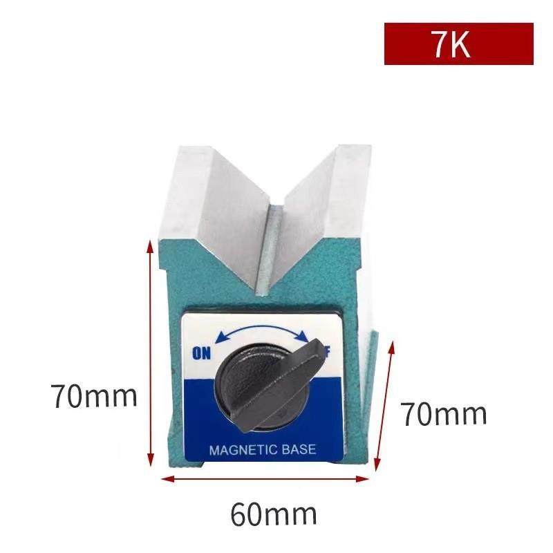 磁性V型块三角台磁力V型台划线用V形铁7K线切割磁铁开关v形块12KS