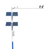 太阳能高速公路供电系统12v24v铁路交通摄像无需布线监控发电系统