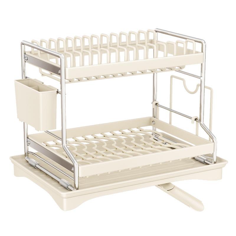 粗不锈钢WDJ-2029碗架厨房置物功架家用多能放碗筷碗盘沥水加架碗