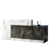 收银台吧台简约现代公司前台接待台小型商用美容院服装 店便利柜台