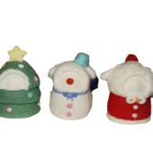 来图可定圣诞雪人款 戳戳乐彩色羊毛毡戳戳乐手工羊毛毡