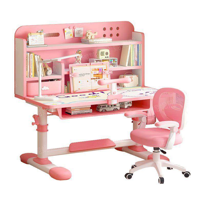 学习桌儿童书桌写字桌书架组合一体桌人体工学可升降旋转座椅,住宅家具,儿童学习桌,淘宝优惠券,粉丝福利购,淘宝优惠卷
