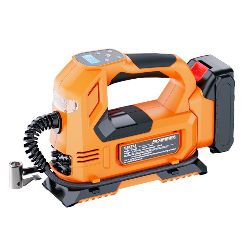 车载充气无轿线汽车用打胎气小车便携式电动泵多功能轮家772用冲