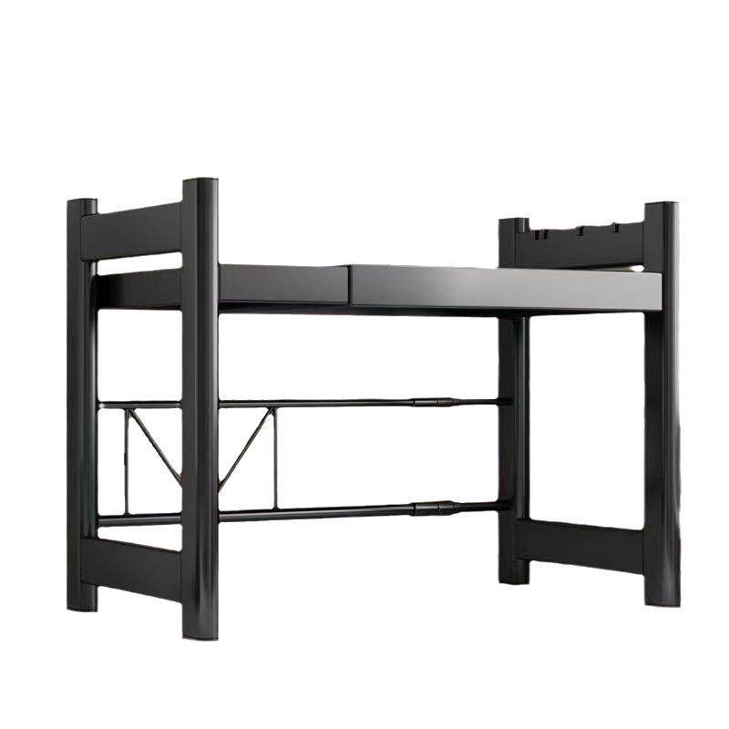 扁圆可伸缩厨房微波炉架双层电饭煲一体台面烤箱置物架多功能收纳,厨房/烹饪用具,微波炉置物架,淘宝优惠券,粉丝福利购,淘宝优惠卷