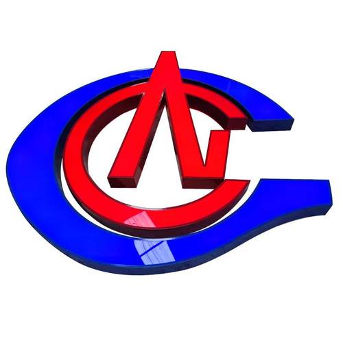 公园景区门头招牌亚克力发光字背景墙双面立体户外标识广告牌