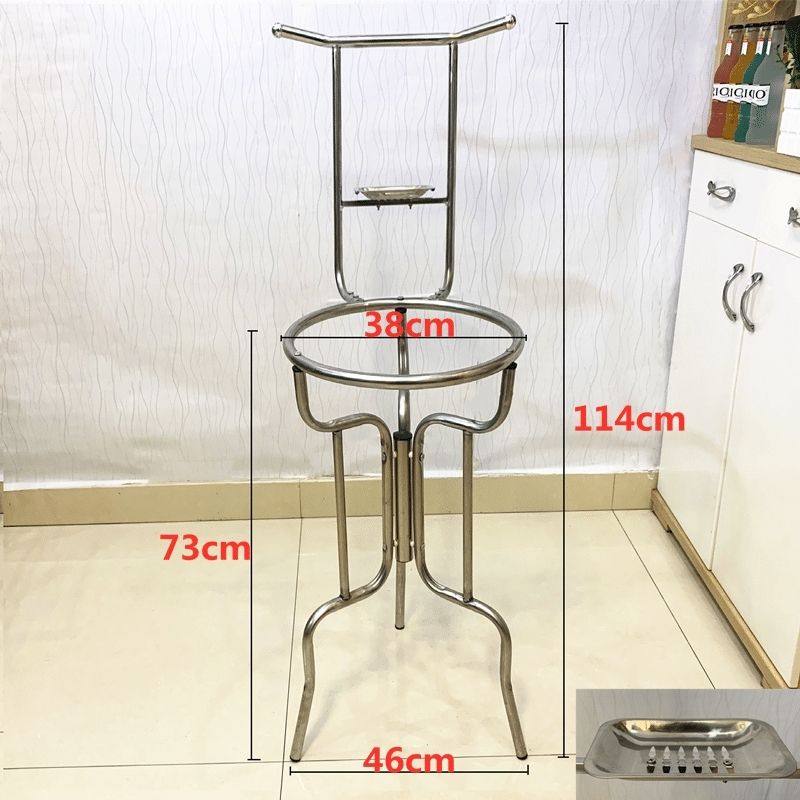 农村老式盆架不锈钢洗脸盆架卫生家置物架不锈钢毛巾架加厚不锈钢,家庭/个人清洁工具,脸盆架,淘宝优惠券,粉丝福利购,淘宝优惠卷
