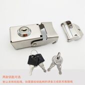 摩托车不锈钢尾箱锁锁头网红煤气罐电动车尾箱配件不锈钢锁扣锁