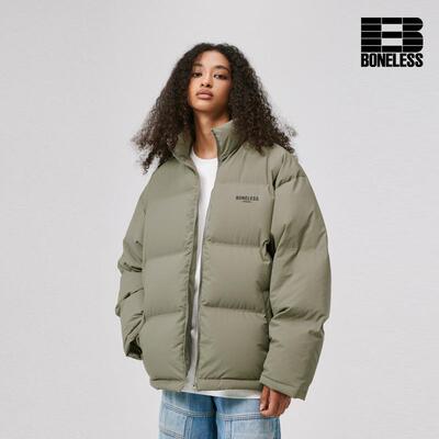 BONELESS白鸭绒基础款雾面羽绒服美式男加厚保暖外套冬潮牌面包服