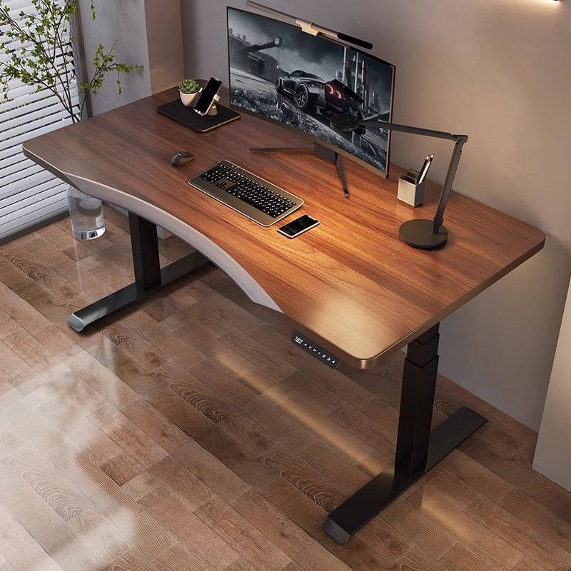 包上门安装电动升降桌全自动实木电竞桌办公简约智能书桌学习桌,住宅家具,电动升降桌,淘宝优惠券,粉丝福利购,淘宝优惠卷