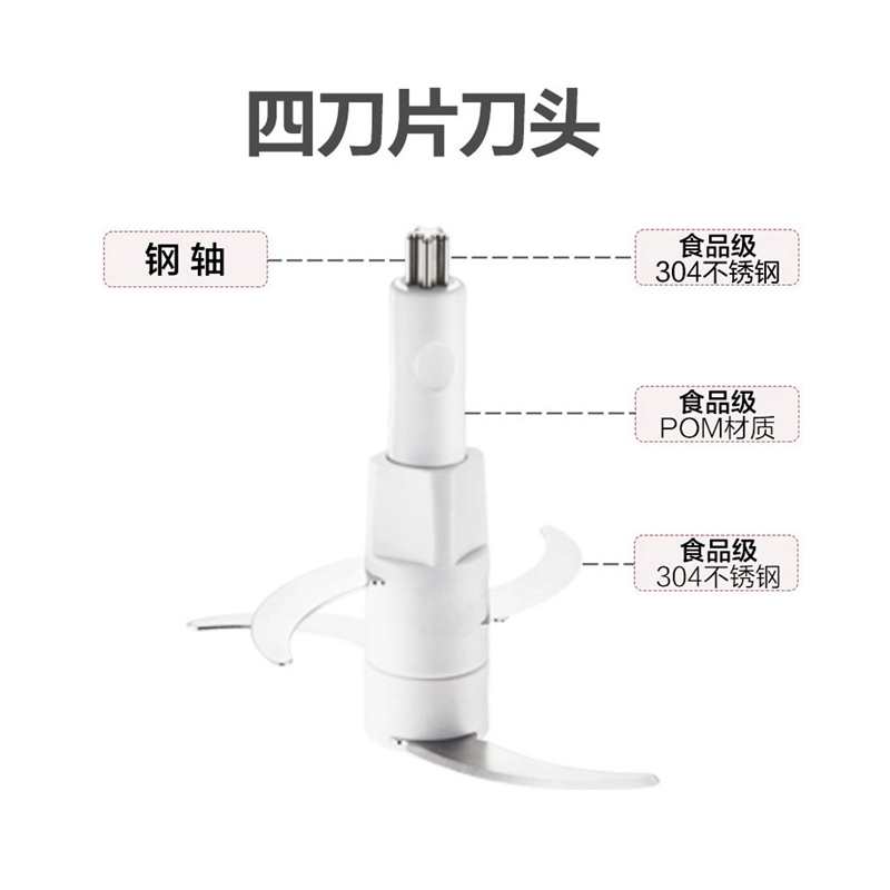绞肉切碎机刀头四刀片QSJ-A0A1C0G5/B0H2/B02Q1B0