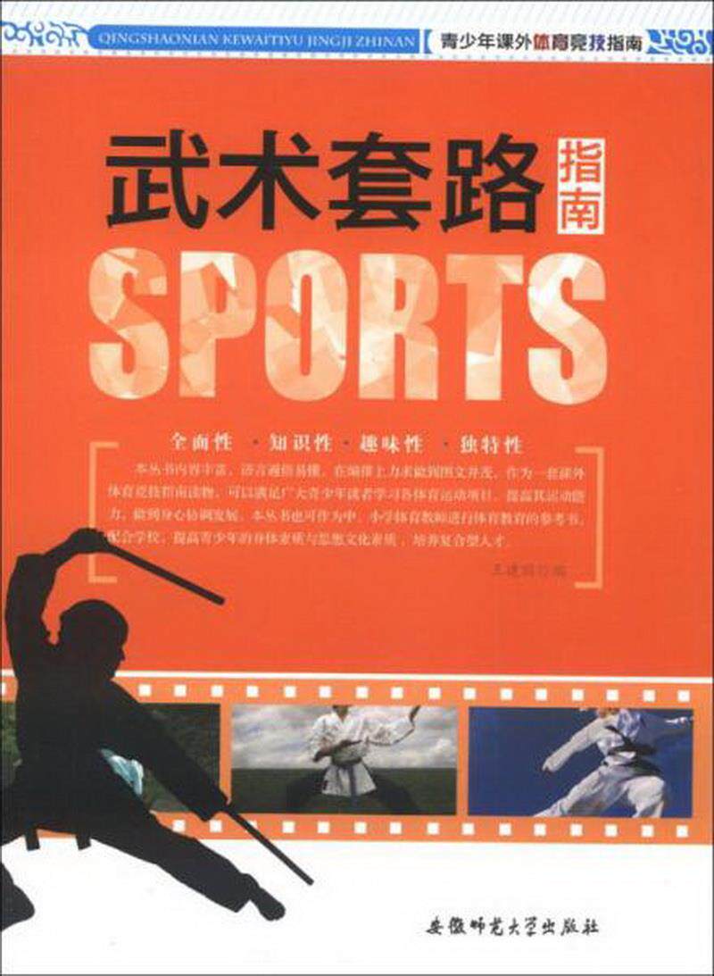 正版图书 青少年课外体育竞技指南:武术套路指南王建国  编安徽师范