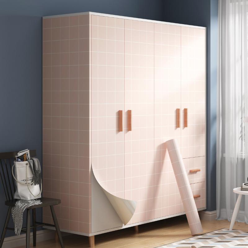 自粘墙纸衣柜墙贴卧室寝室背景壁纸防潮桌柜台面翻新宿舍贴纸商贸