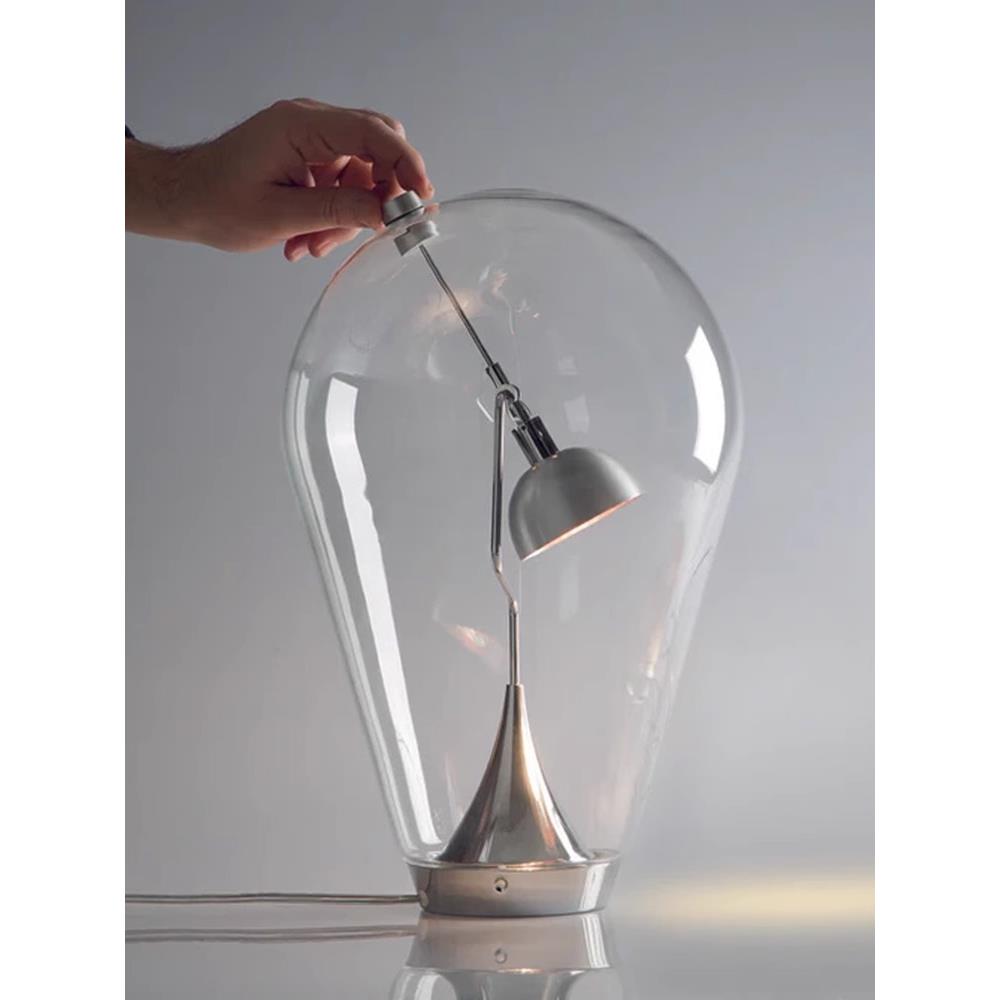 意大利LODES玻璃客厅台灯blow现代简约磁铁调节卧室书房展厅台灯