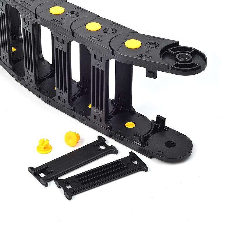 悬空4米拖链HD55激光机桥式机床防护坦克链BOTHSIX高强度耐磨链条