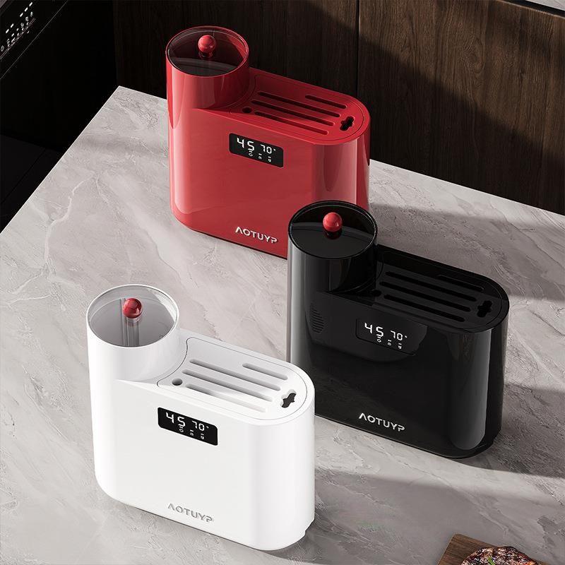 家用厨房消毒刀架烘干一体筷笼智能杀菌紫外线刀具勺子筷子收纳盒