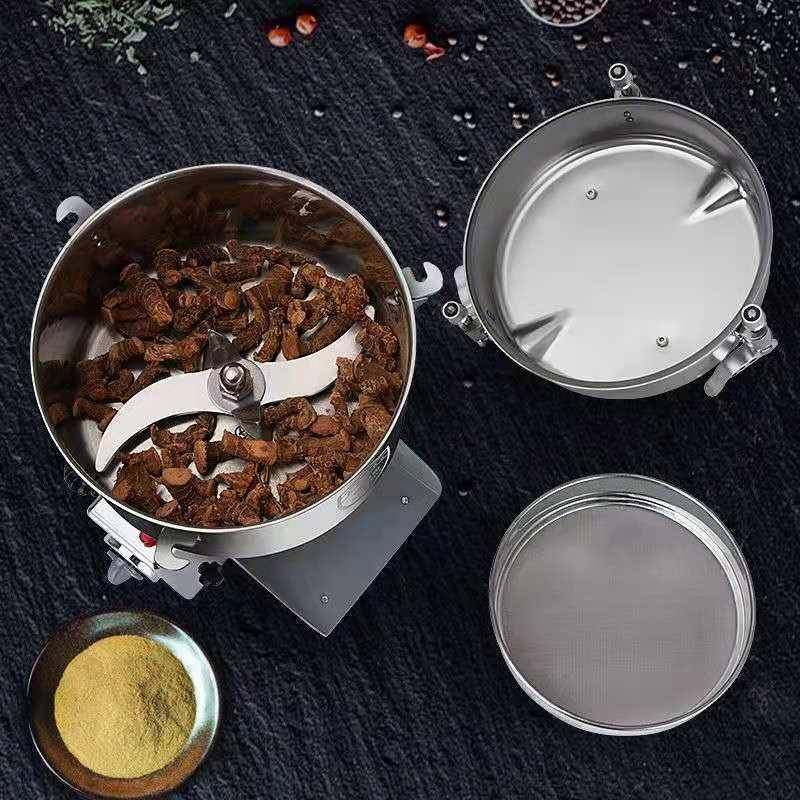 中药粉碎机家用小型多功能磨粉机干磨打粉机商用超细研磨机