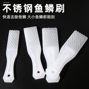 刷鱼鳞的鱼刷子打鳞器刮鳞器不锈钢鱼鳞刨神器鱼鳞刷杀鱼刷刷鱼器