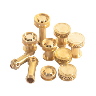 七腔猛火灶九枪燃气灶喷头纯铜直喷分火器液化气天燃煤气炉头配件
