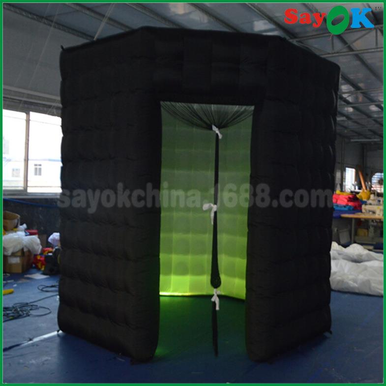 厂家订制充气式摄影棚 摄影帐篷 便携式摄影亭销售 充气照相亭