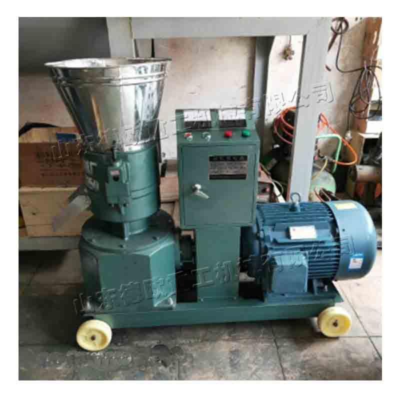 干进干出造粒机 麦麸豆粕草粉颗粒机 养殖场秸秆谷物饲料加工机