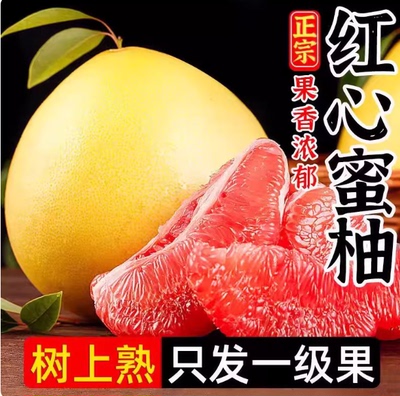 [下单立减50】正宗福建平和红心蜜柚柚子新鲜红心柚水果红肉管溪