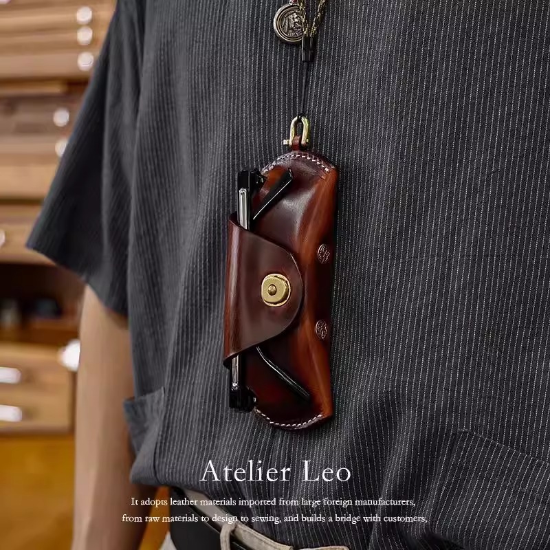 新款美式复古眼镜盒男士便携