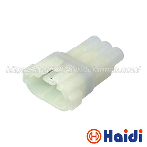 DJ7035F-2.2-11 电喷机车3孔防水接插件 3P连接器含端子6187-3801