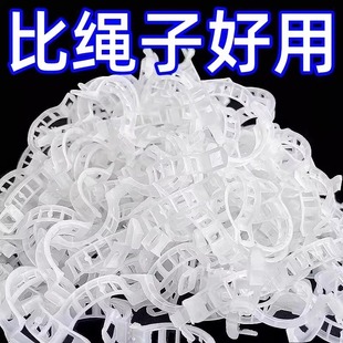 绿植果树植物固定夹卡扣藤蔓固定器秧苗爬藤支撑杆果蔬秧苗吊秧夹