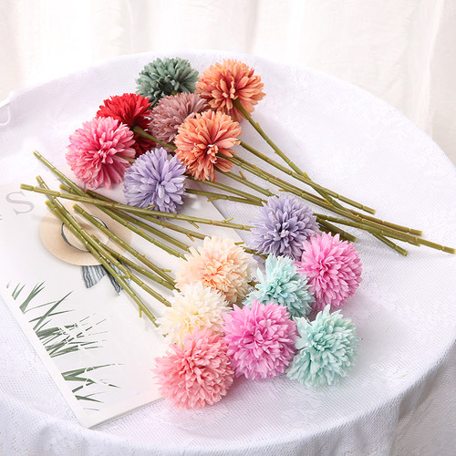 29cm Dandelion Artificial Flowers Bouquet Silk Fake Flowers