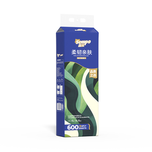 森宝悬挂式抽纸纸巾600抽4层加厚家用实惠装卫生纸擦手面巾厕纸g
