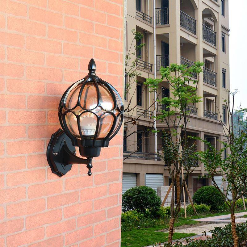 户外防水壁灯欧式阳台楼梯外墙灯室外复古别墅花园大门过道庭院灯