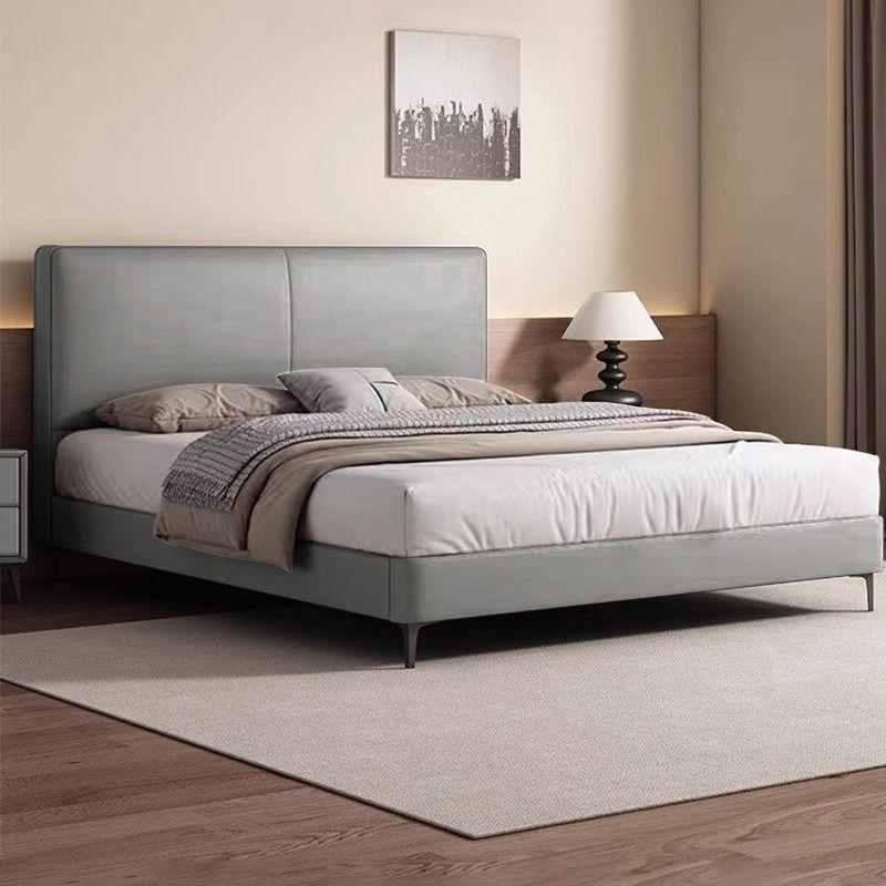 爆款轻奢意式极简高脚床主卧现代简约1.5米双人床1米8储物小户型