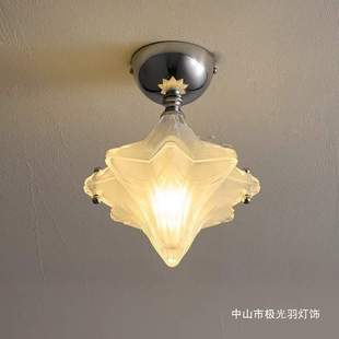 星星灯法式客厅咖啡店壁灯卧室中古过道灯具床头灯阳台氛围吸顶灯