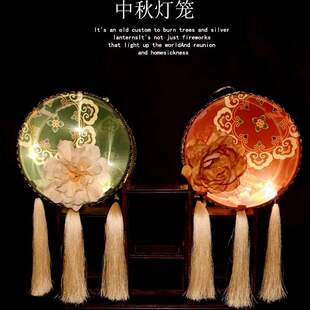 手提灯笼中国风复古风宫廷宫灯儿童花灯汉服跳舞蹈阑珊处道具成品