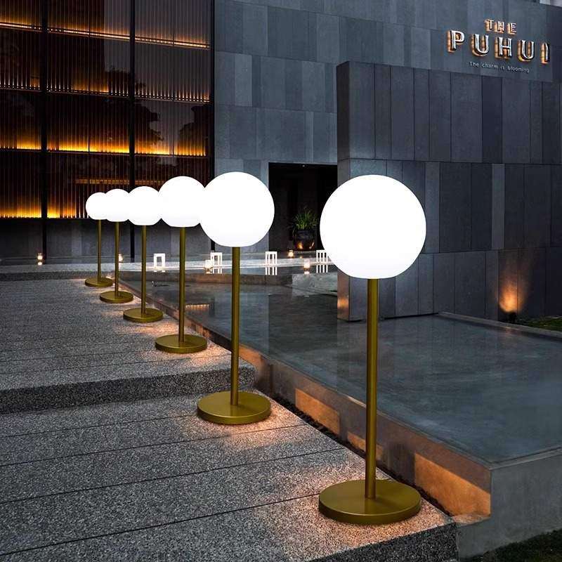 室外落地灯led球形灯INS简约现代商场美陈阳台氛围灯装饰灯摆件,纺织面料/辅料/配套,纺织机械配件,淘宝优惠券,粉丝福利购,淘宝优惠卷