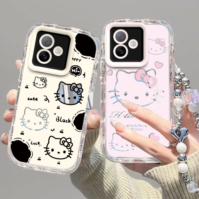 适用荣耀X60GT手机壳华为X6OGT保护套HONOR新款XGT创意镜面GTX全包防摔专用外壳高级感X60GtTG男女黑白kt猫