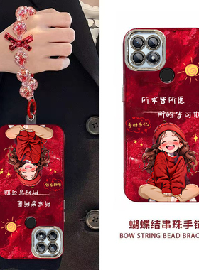 新年所求皆所愿OPPOA35手机壳新款PEFM00保护套男女高级感春节红色专用外壳镜头全包防摔过年喜庆中国风轻奢