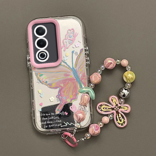 OPPOA3活力版手机壳OPPO新款A35G保护套OPA/OPPA可爱opp0pp0ppo镜面ppoa全包防摔a3男opopa女oopoa彩花蝴蝶