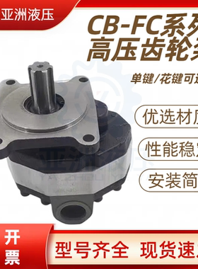 高压液压齿轮泵CB-FC10 16 25 32  50 63 80齿轮泵液压油泵油泵