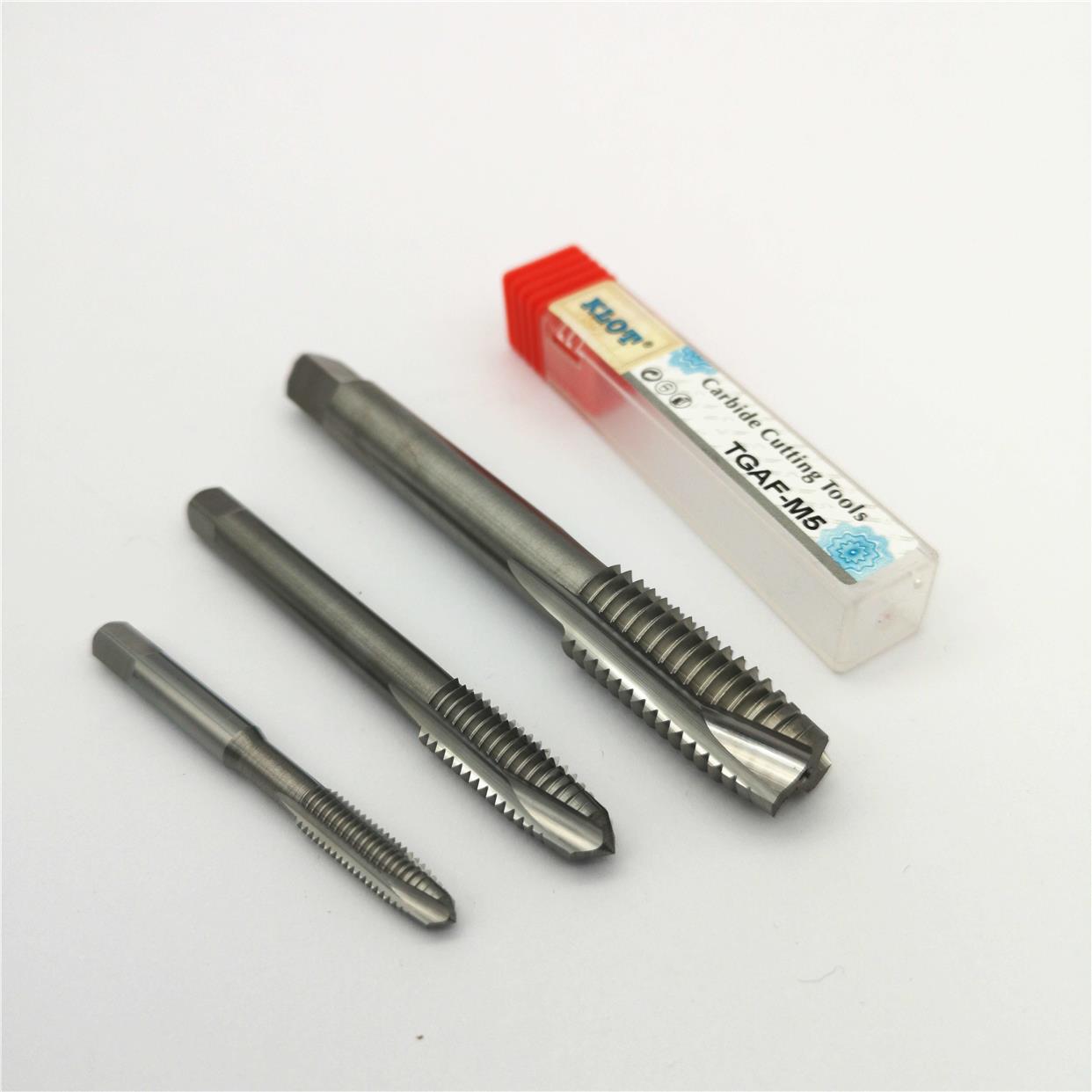 KLOT进口整体硬质合金螺尖丝锥 钨钢先端丝攻M2M3M4M5M6M8M10M12