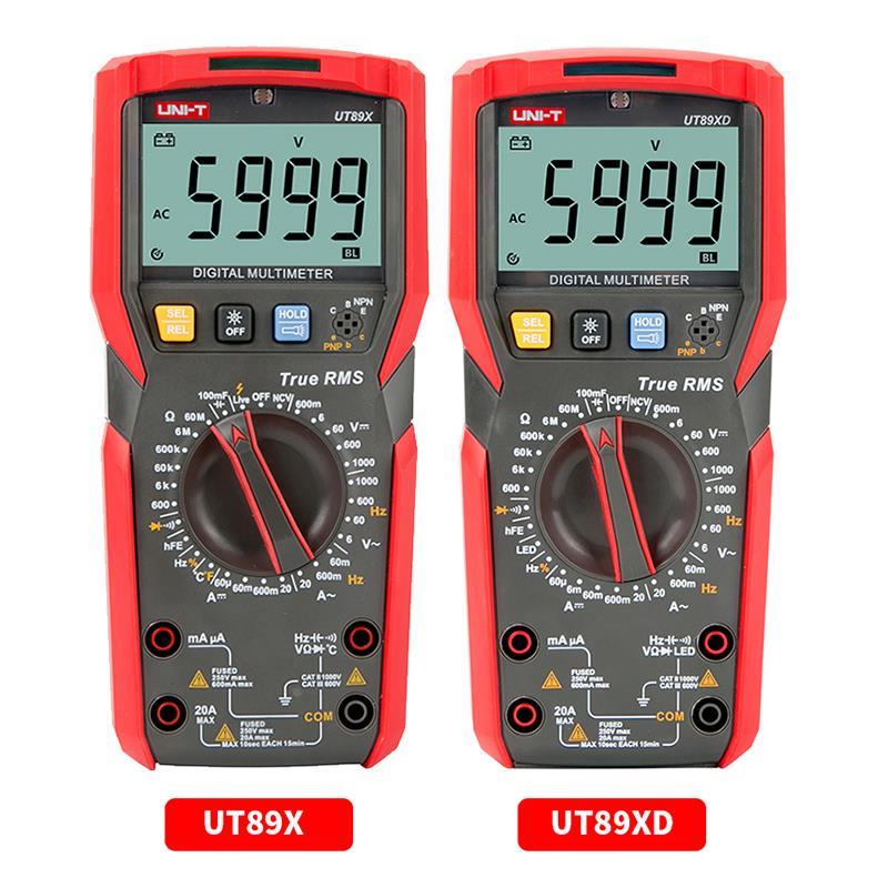 优利德数字高精度自动万用表多功能防烧电工便携式表UT89X/XD