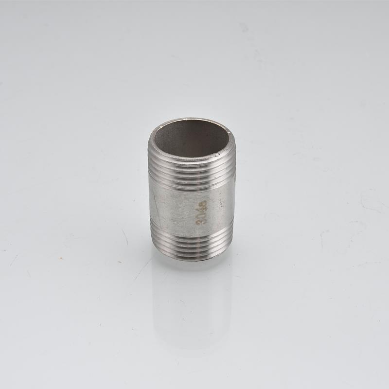 201/304不锈钢管外丝/双头外丝/圆管光面外丝/水管接头/4分6分1寸