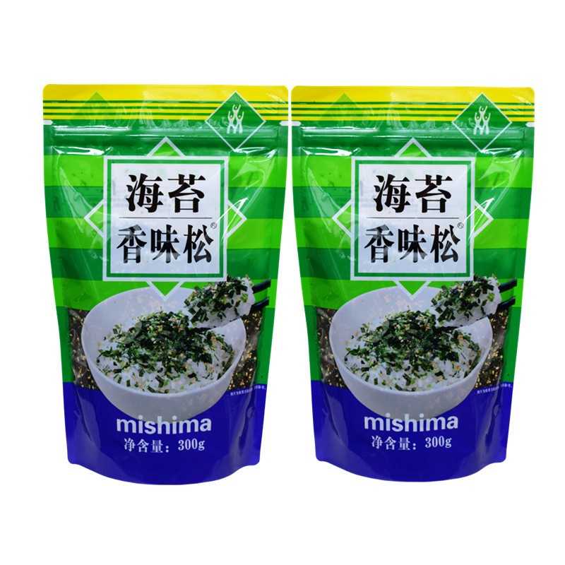 三岛海苔香松300g 芝麻海苔拌饭料 濑户鲣节寿司饭团料海苔碎宝宝